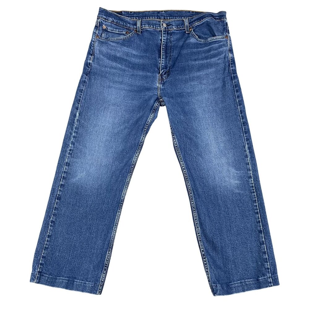 Levi's 505 Mens Straight‎ Leg Blue Jeans Sz 40 x 26